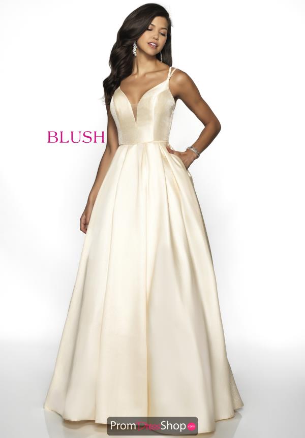 Blush Long A Line Dress 5704