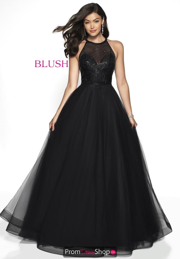 Blush Long Black Dress 5721