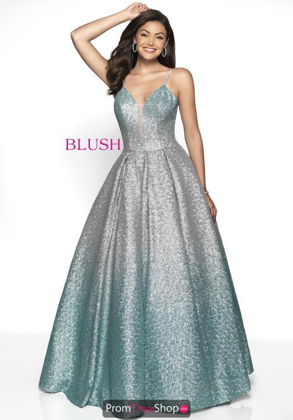 Blush Silver A Line Dress 5723