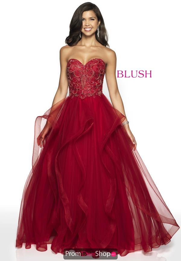 Blush Long A Line Dress 5724
