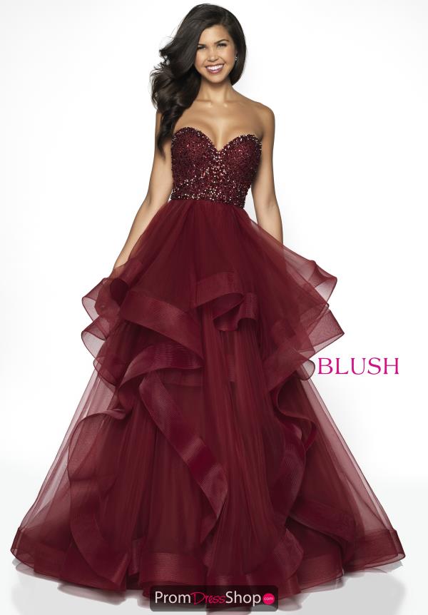 Blush Strapless A Line Dress C2023