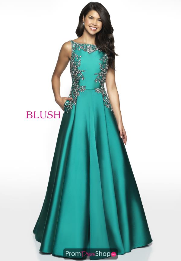 Blush Logn A Line Dress C2066