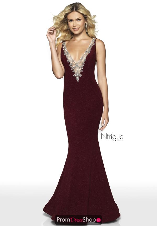 Intrigue by Blush Stretch Glitter Dress 516