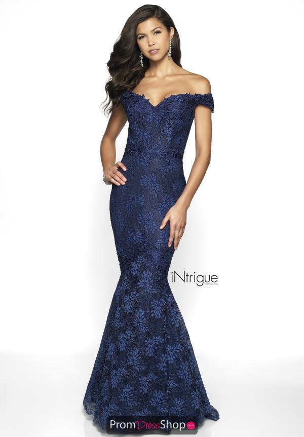 Intrigue by Blush Off the Shoulder Dress 528