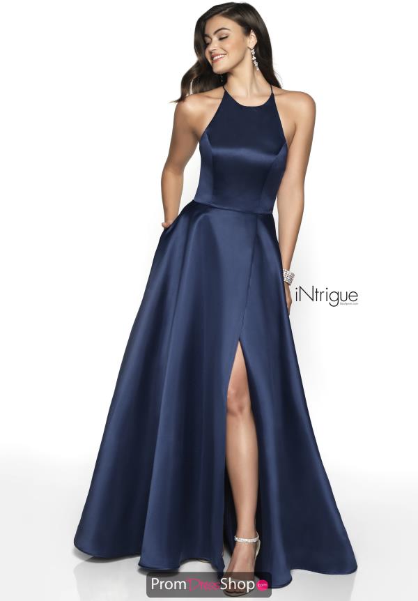 Intrigue by Blush High Neckline Dress 571