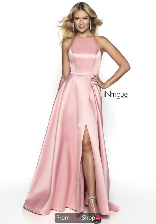 Intrigue by Blush High Neckline Dress 571