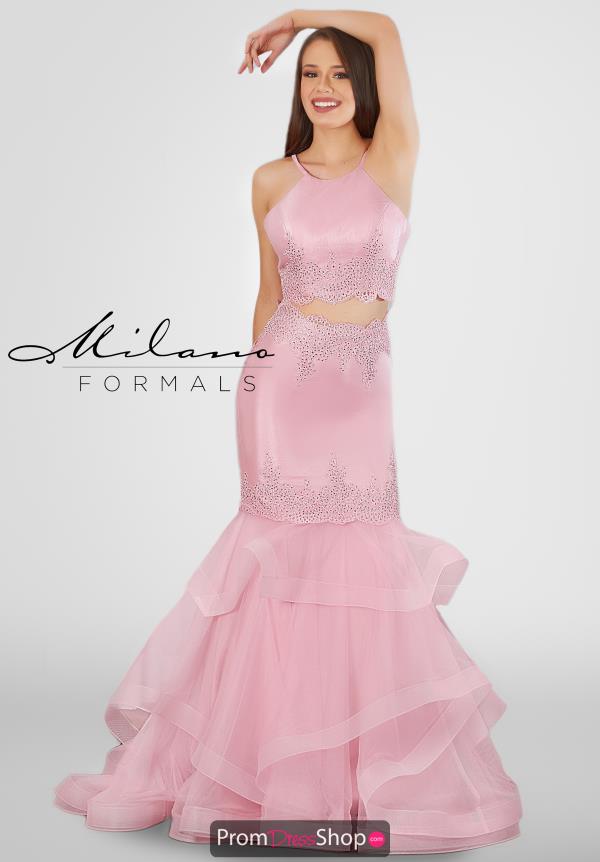 Milano Formals Two Piece Fitted Dress E2756