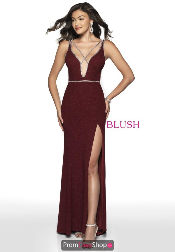 Blush Sexy Open Back Dress 11764