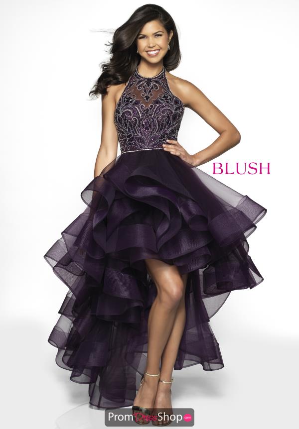 Blush Tulle High Low Dress C2005