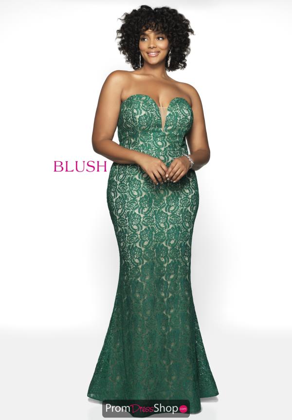 Blush Too Full Figured Beaded Dress 11798W