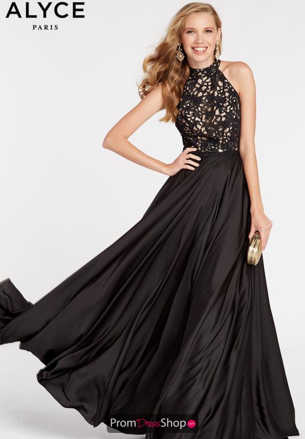 Alyce Paris Halter A Line Dress 60298