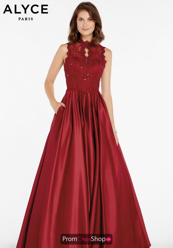 Alyce Paris Full Figured Beaded Dress 60368