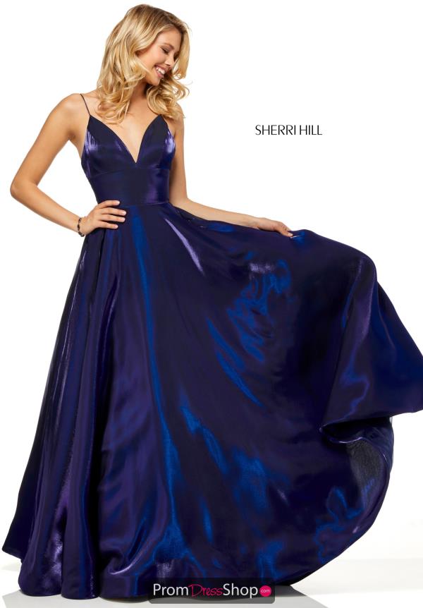 Sherri Hill V-Neck Full Figured Dress 52424