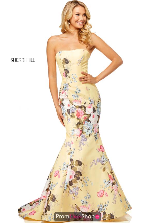 Sherri Hill Mermaid Train Dress 52551