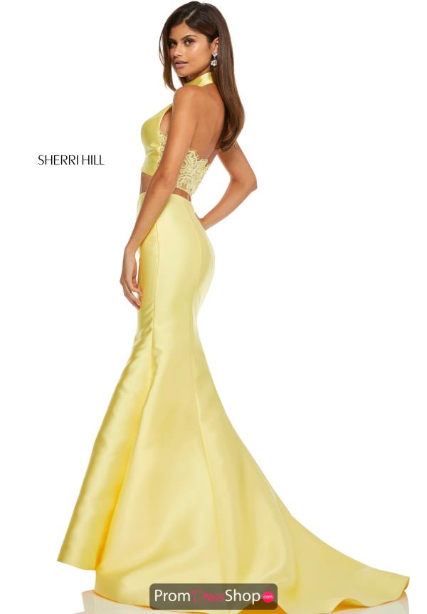 Sherri Hill Halter Mermaid Dress 52579