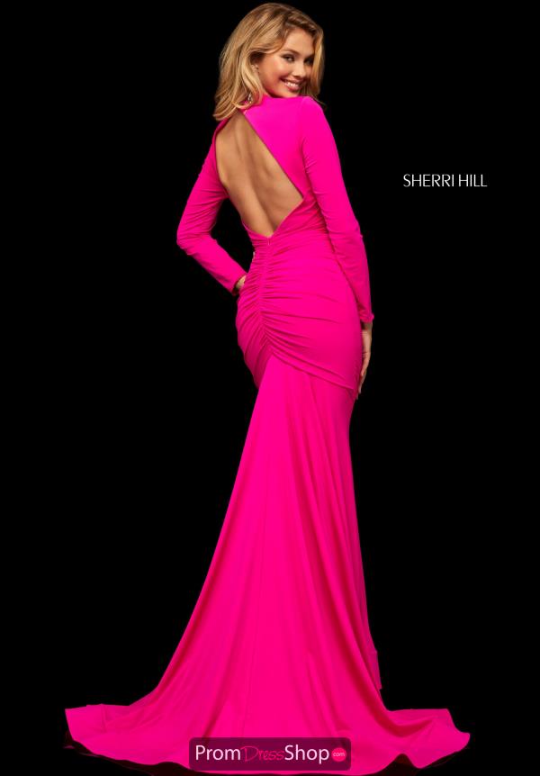 Sherri Hill V- Necklnie Fitted Dress 52788