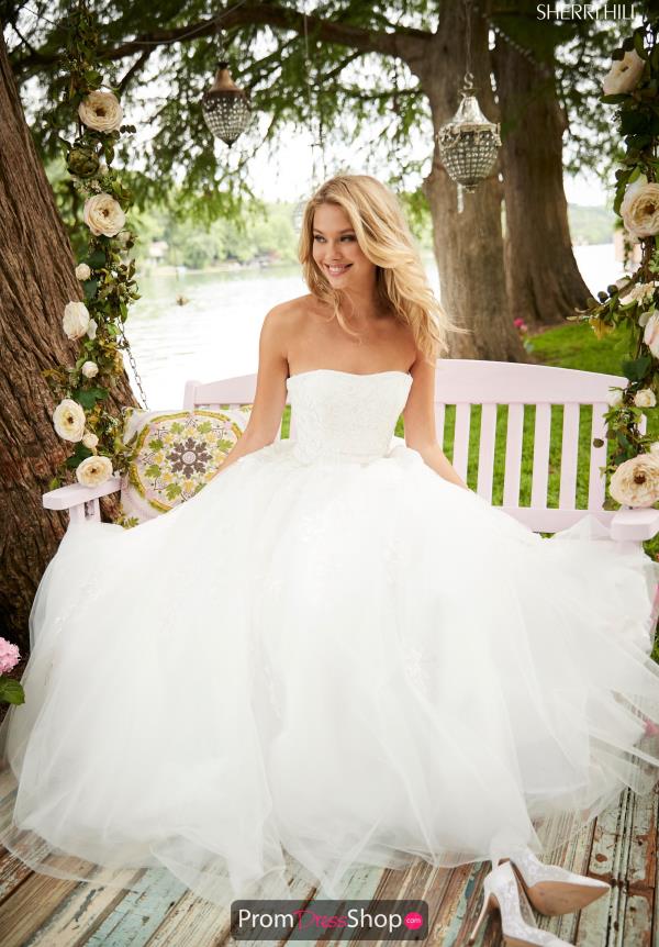 Sherri Hill Long Tulle Dress 52341