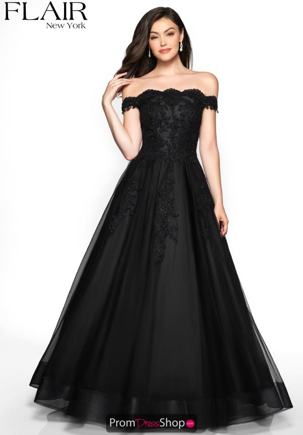 Flair Full Figured Beaded Dress 19053