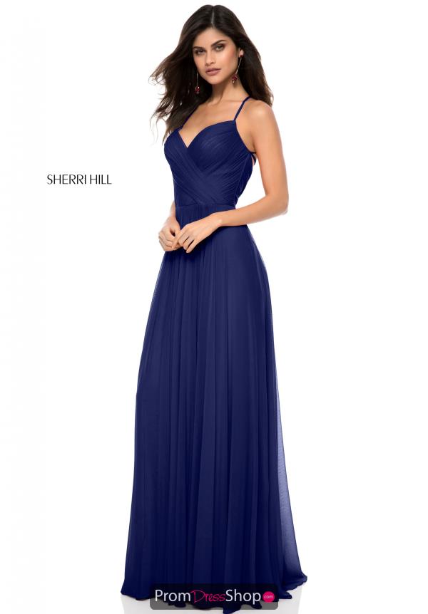 Sherri Hill A Line Open Back Dress 51997