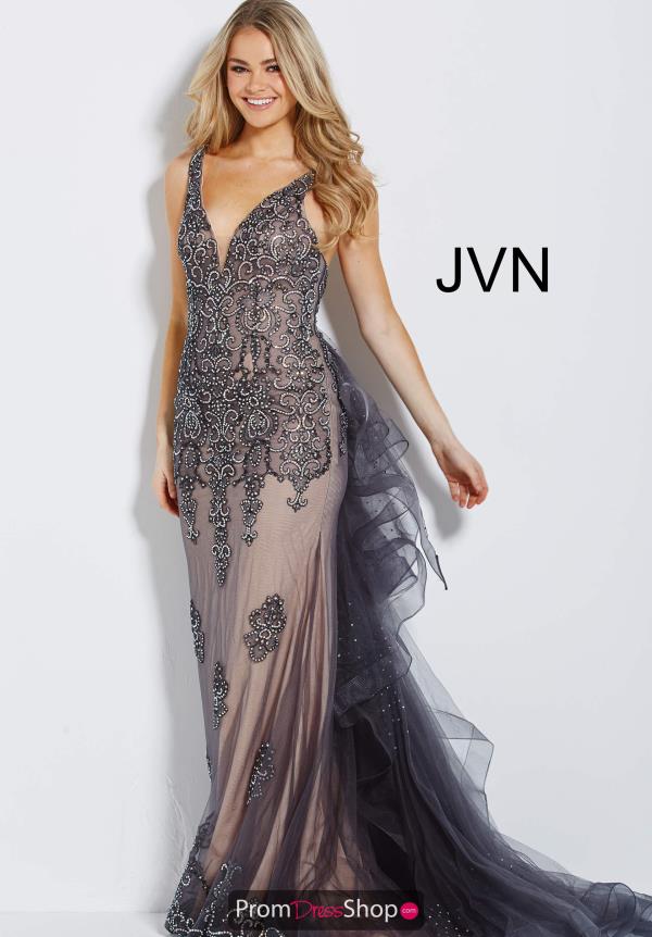 JVN by JovaniTulle Skirt Fitted Dress JVN53188