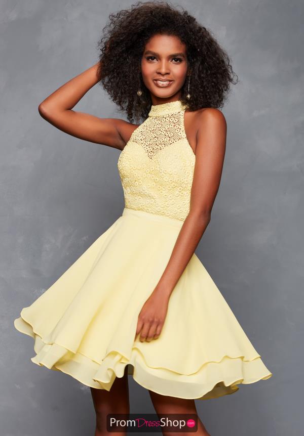 Clarisse Halter Lace Dress 3612