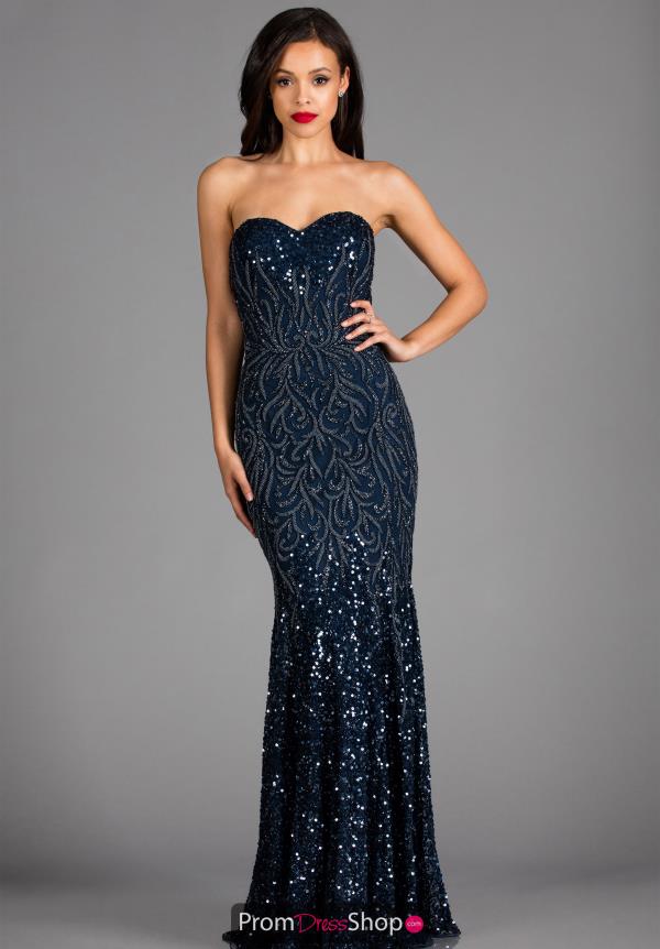 Scala Long Fitted Dress 48791