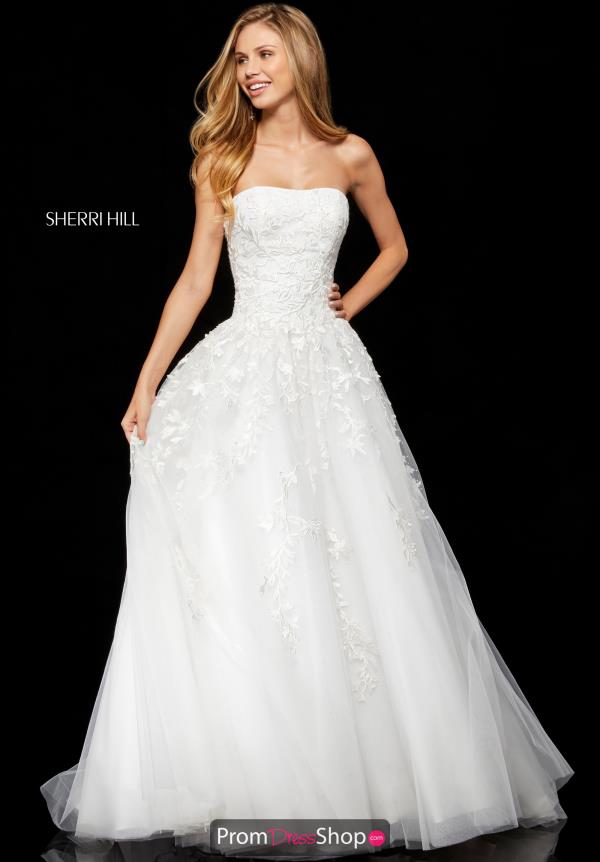 Sherri Hill Long Tulle Dress 52341