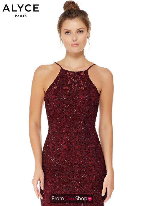 Alyce Paris Short Fitted Dress 4036