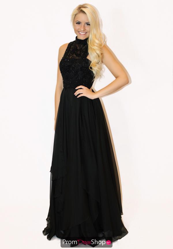 Sherri Hill Long Chiffon Dress 51722