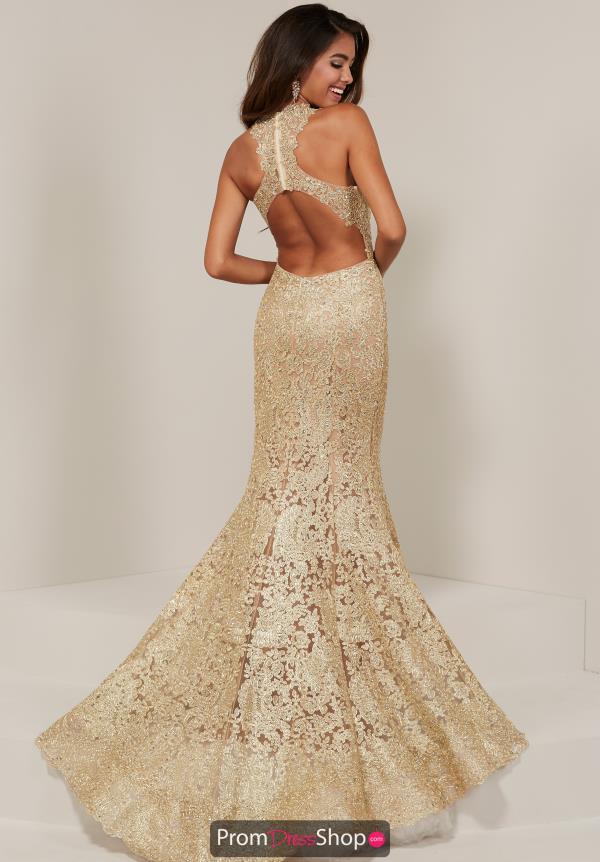 Tiffany Open Back Long Dress 16329
