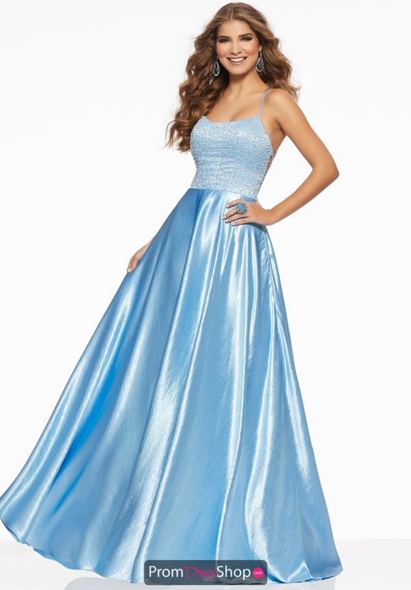Mori Lee A Line Beaded Dress 43012
