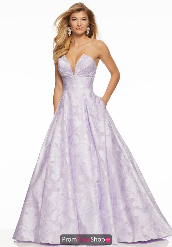 Mori Lee Long A Line Dress 43080