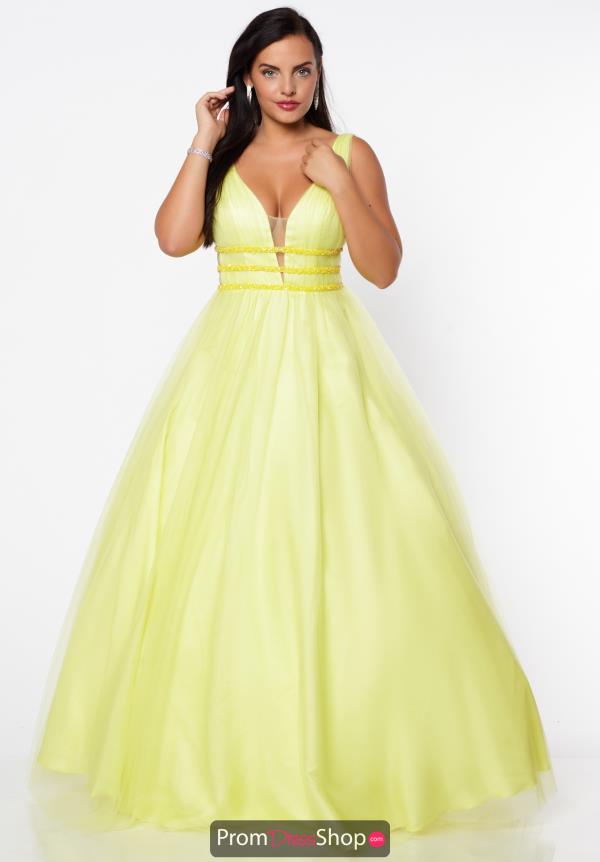 Milano Formals Long A Line Dress E2779