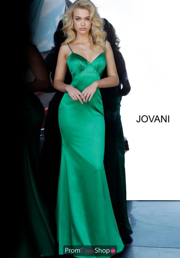Jovani V-Neck Long Dress 67862