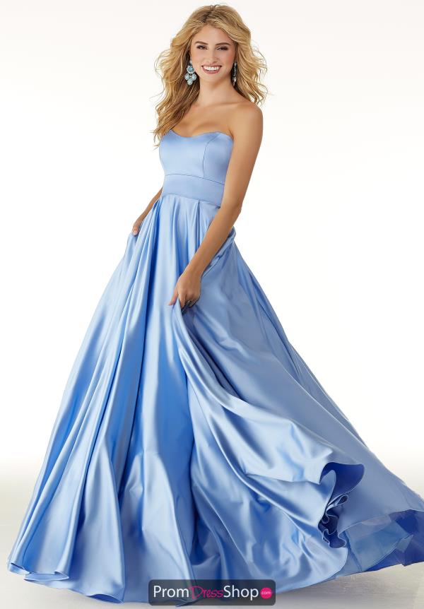 Morilee Long Satin Dress 45090