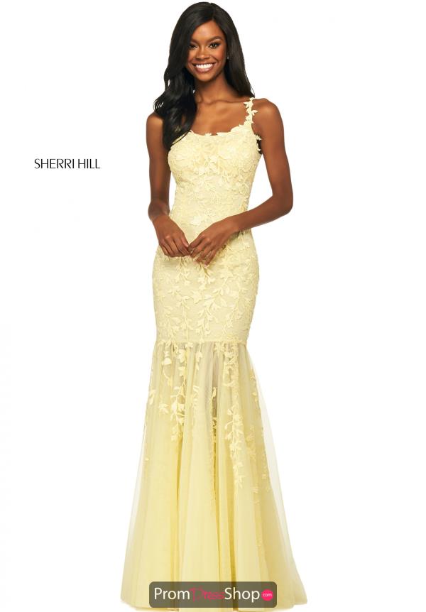 Sherri Hill Beaded Long Dress 53723
