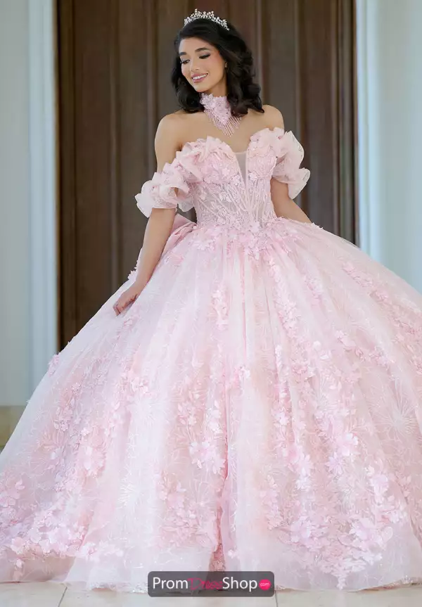 Floral Ball Gown Dress Q1065