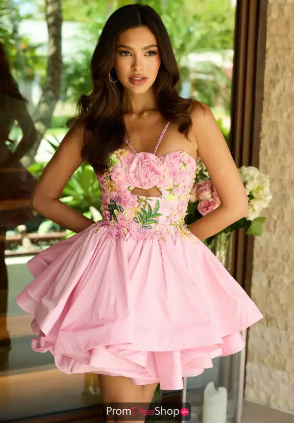 Flattering Horsehair Taffeta Dress 26348
