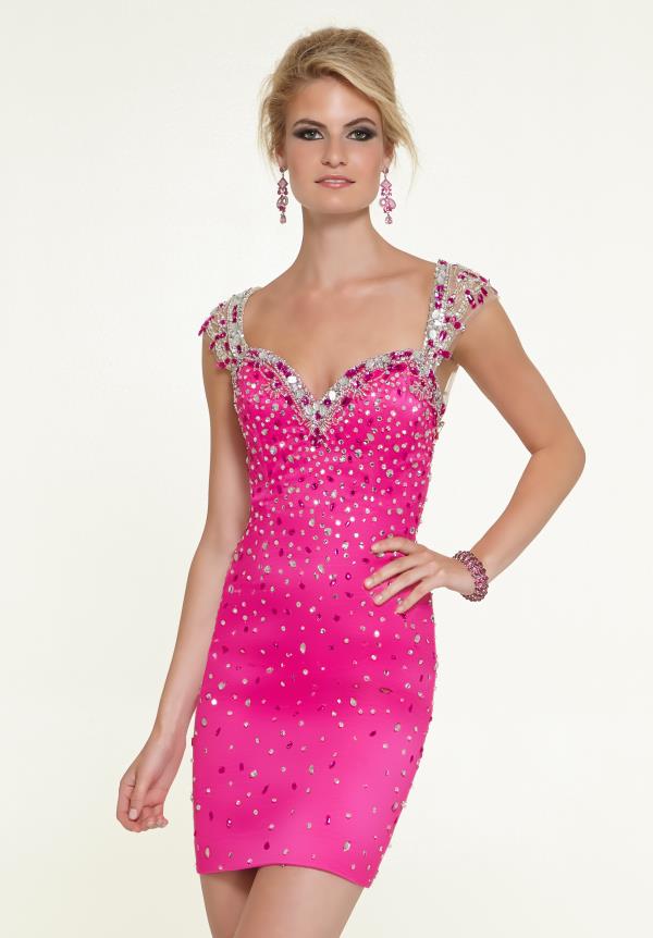 Mori Lee Sticks & Stones Beaded Dress 9312