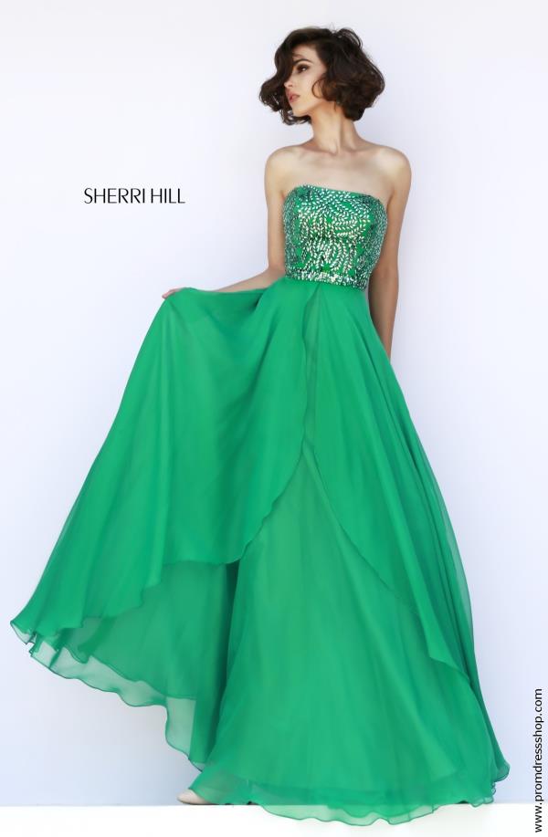 Sherri Hill Marine Ball Beaded Black Dress 1941