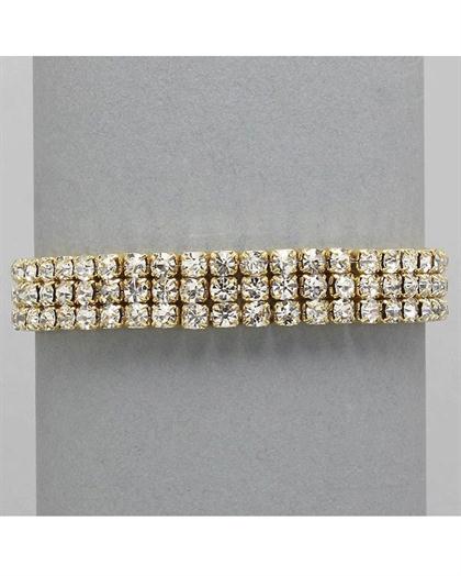 Gold 3 Strand Bracelet