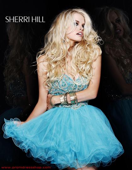 Sherri Hill Short Dress2864 at Prom Dress Shop 