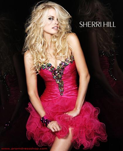 Sherri Hill Short Dress2912 at Prom Dress Shop 