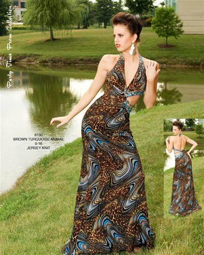 Party Time Gown 6130 Prom Dress - PromDressShop.com