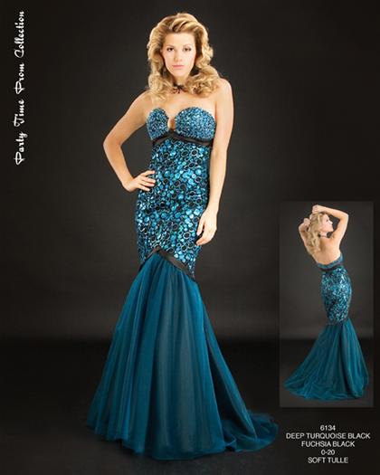 Party Time Gown 6134 Prom Dress - PromDressShop.com