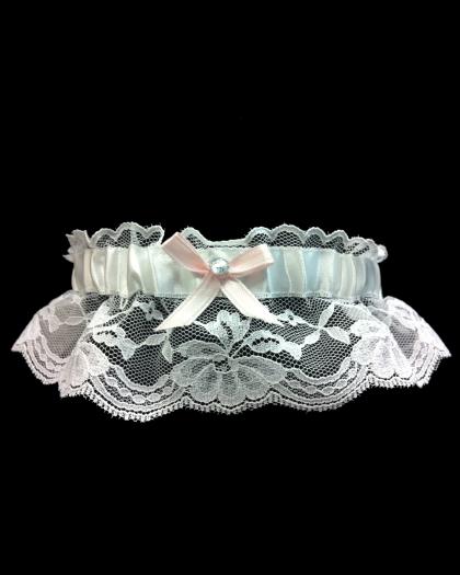 Lace Light Pink Prom Garter