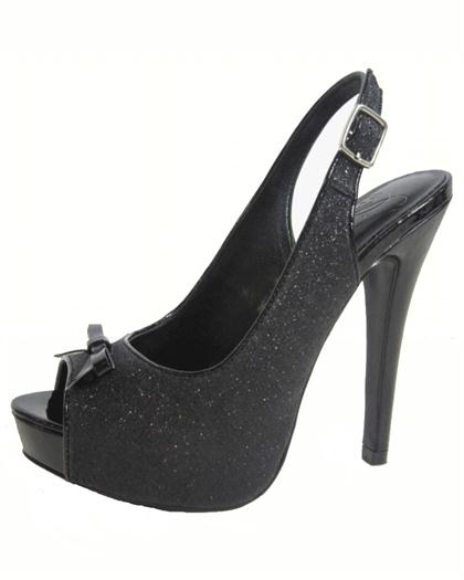 Masako Black Heels by Fortune Dynamic Shoe's