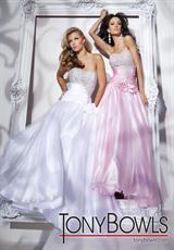 2012 Tony Bowls Le Gala Prom Dresses 112516.  Available in Pink, White