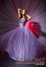2012 Tony Bowls Le Gala Prom Dresses 112545.  Available in Lilac, White