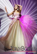 2012 Tony Bowls Paris Prom Dresses 112756.  Available in Pink/Yellow